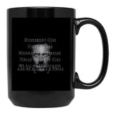 House M.D Quotes Black Coffee Mug, Gift Coffee Mug