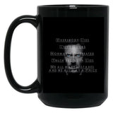 House M.D Quotes Black Coffee Mug, Gift Coffee Mug