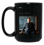 House M.D Series Poster Black Coffee Mug, Gift Coffee Mug
