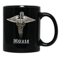 House M.D. - Snakes On A Cane (2) Black Coffee Mug, Gift Coffee Mug - Black