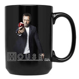 House Md (4) Black Coffee Mug, Gift Coffee Mug