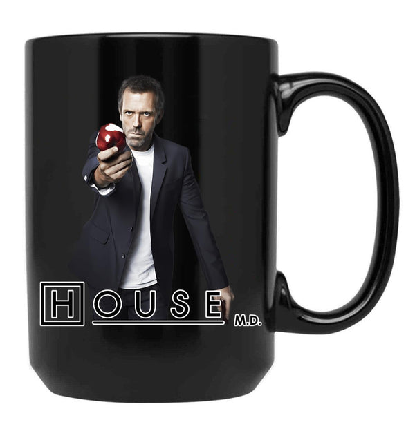 House Md (4) Black Coffee Mug, Gift Coffee Mug