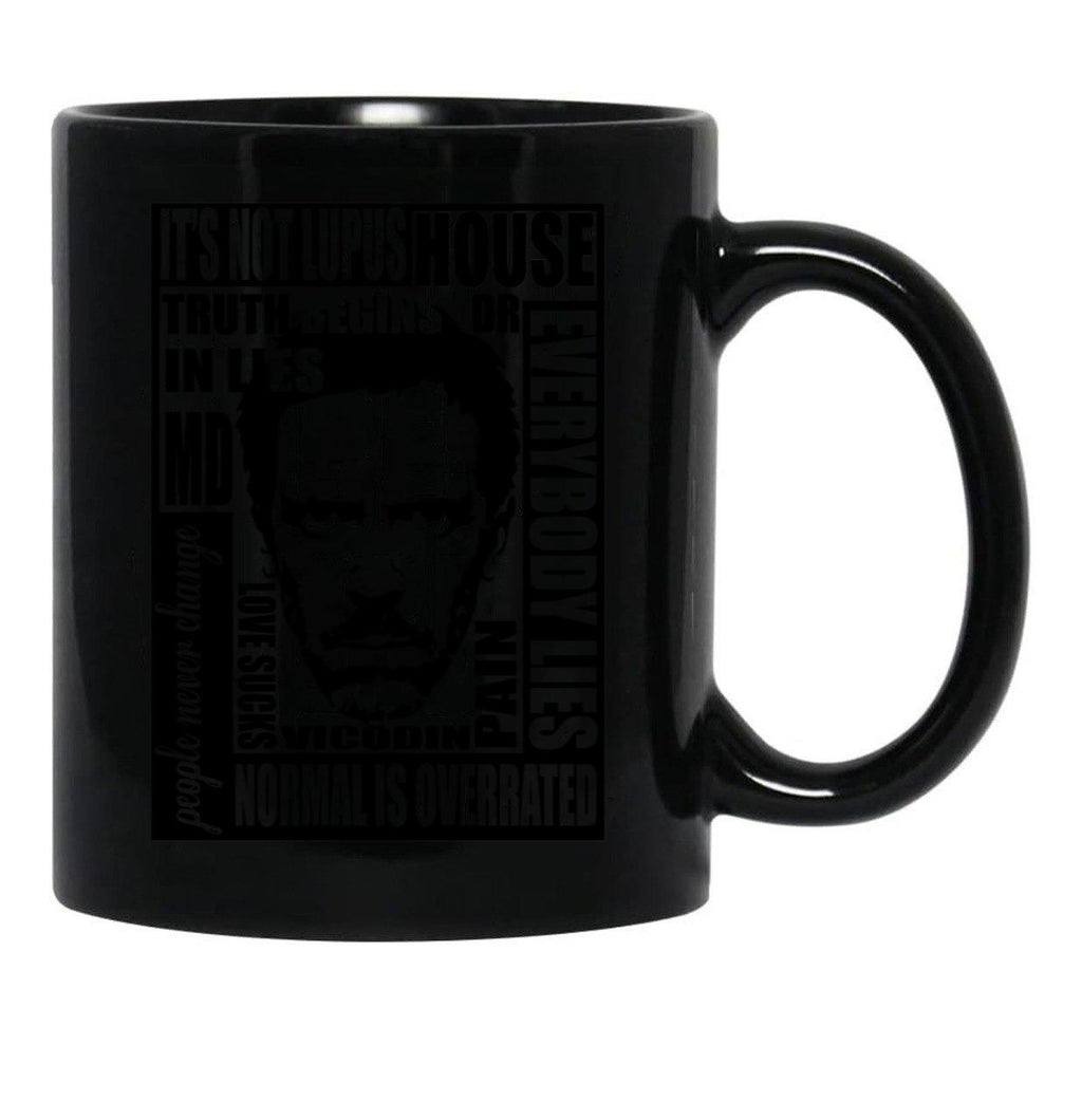 House Md (5) Black Coffee Mug, Gift Coffee Mug - Black