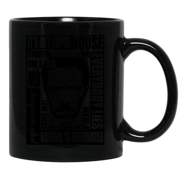 House Md (5) Black Coffee Mug, Gift Coffee Mug - Black