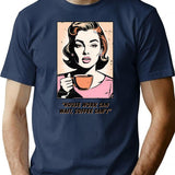 House Work Can Wait T-Shirt for Men & Women, T-Shirts Graphic Tee - Navy