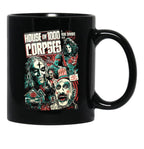 House of 1000 Corpses Fried Chicken and Gasoline Black Coffee Mug, Gift Coffee Mug - Black