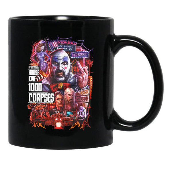 House of 1000 Corpses Theres No Turning Back Black Coffee Mug, Gift Coffee Mug - Black
