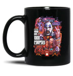 House of 1000 Corpses Theres No Turning Back Black Coffee Mug, Gift Coffee Mug