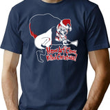 How Art The Clown Killed Christmas T-Shirt for Men & Women, T-Shirts Graphic Tee - Navy
