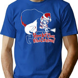 How Art The Clown Killed Christmas T-Shirt for Men & Women, T-Shirts Graphic Tee - Blue
