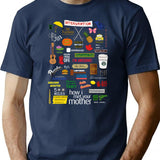 How I Met Your Mother Premium Heavyweight Cotton T-Shirt - Navy