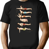 How To Swim Vintage French Swimmers T-Shirt for Men & Women, T-Shirts Graphic Tee - Black