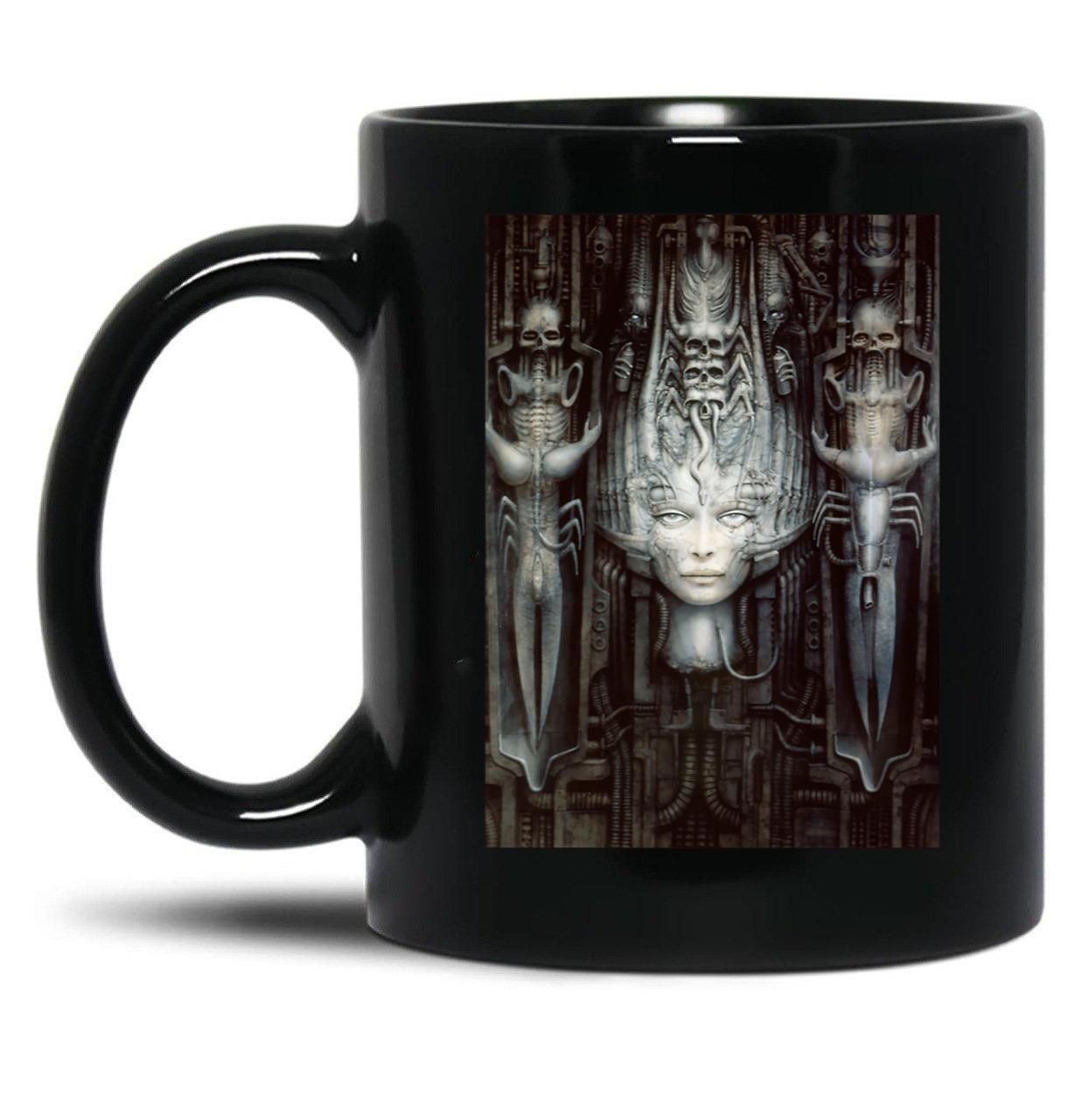 Hr Giger-Li-Painting Classic Black Coffee Mug, Gift Coffee Mug