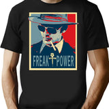 Hst- Freak Power T-Shirt for Men & Women, T-Shirts Graphic Tee - Black