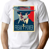 Hst- Freak Power T-Shirt for Men & Women, T-Shirts Graphic Tee - White