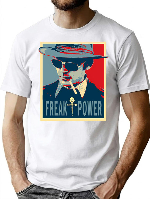 Hst- Freak Power T-Shirt for Men & Women, T-Shirts Graphic Tee - White