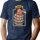 Hugsss T-Shirt for Men & Women, T-Shirts Graphic Tee - Navy