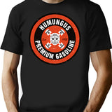 Humungus Premium Gasoline T-Shirt for Men & Women, T-Shirts Graphic Tee - Black