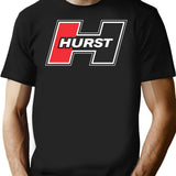 Hurst T-Shirt for Men & Women, T-Shirts Graphic Tee - Black