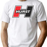 Hurst T-Shirt for Men & Women, T-Shirts Graphic Tee - White