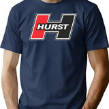 Hurst T-Shirt for Men & Women, T-Shirts Graphic Tee - Navy