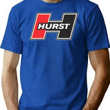 Hurst T-Shirt for Men & Women, T-Shirts Graphic Tee - Blue