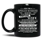 Husband Birthday August Black Coffee Mug, Gift Coffee Mug