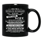 Husband Birthday December Black Coffee Mug, Gift Coffee Mug - Black