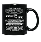 Husband Birthday February Black Gift Coffee Mug - Black