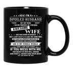 Husband Birthday March Black Coffee Mug, Gift Coffee Mug - Black