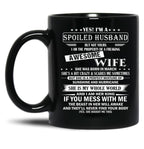 Husband Birthday March Black Gift Coffee Mug