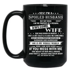 Husband Birthday March Black Gift Coffee Mug