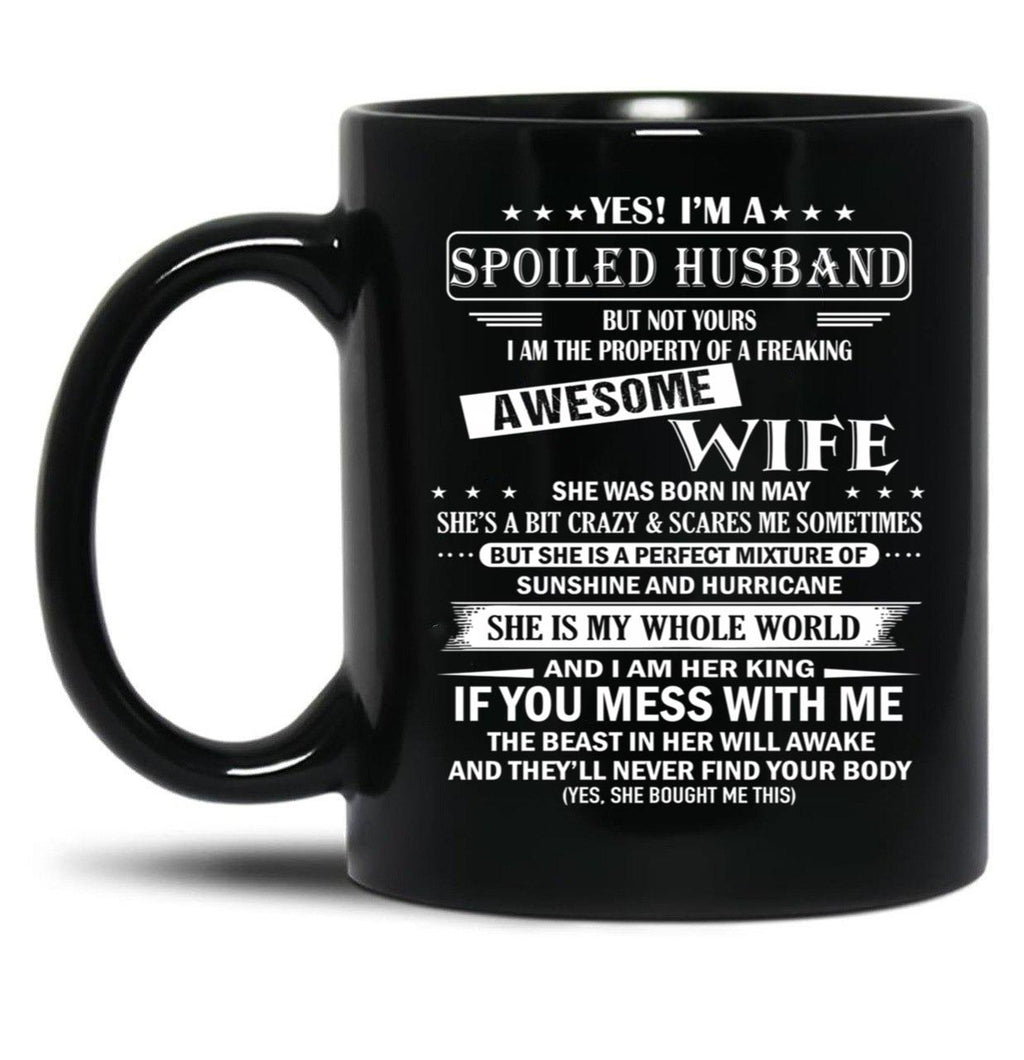 Husband Birthday May Black Gift Coffee Mug