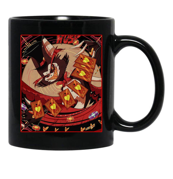 Husk HAZBIN Hotel Classic Black Coffee Mug, Gift Coffee Mug - Black
