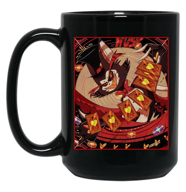 Husk HAZBIN Hotel Classic Black Coffee Mug, Gift Coffee Mug - Black