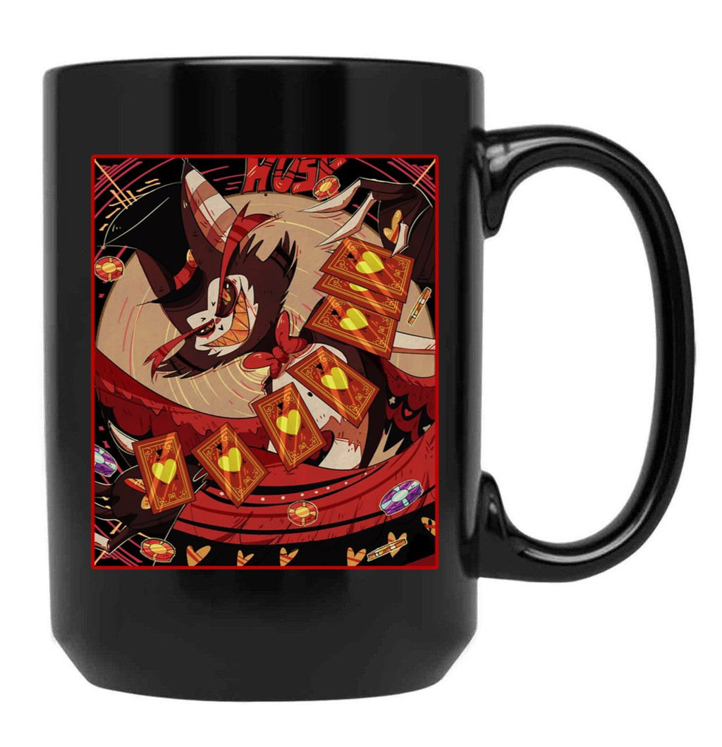 Husk HAZBIN Hotel Classic Black Coffee Mug, Gift Coffee Mug