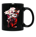 Husk - Hazbin Hotel Black Coffee Mug, Gift Coffee Mug - Black