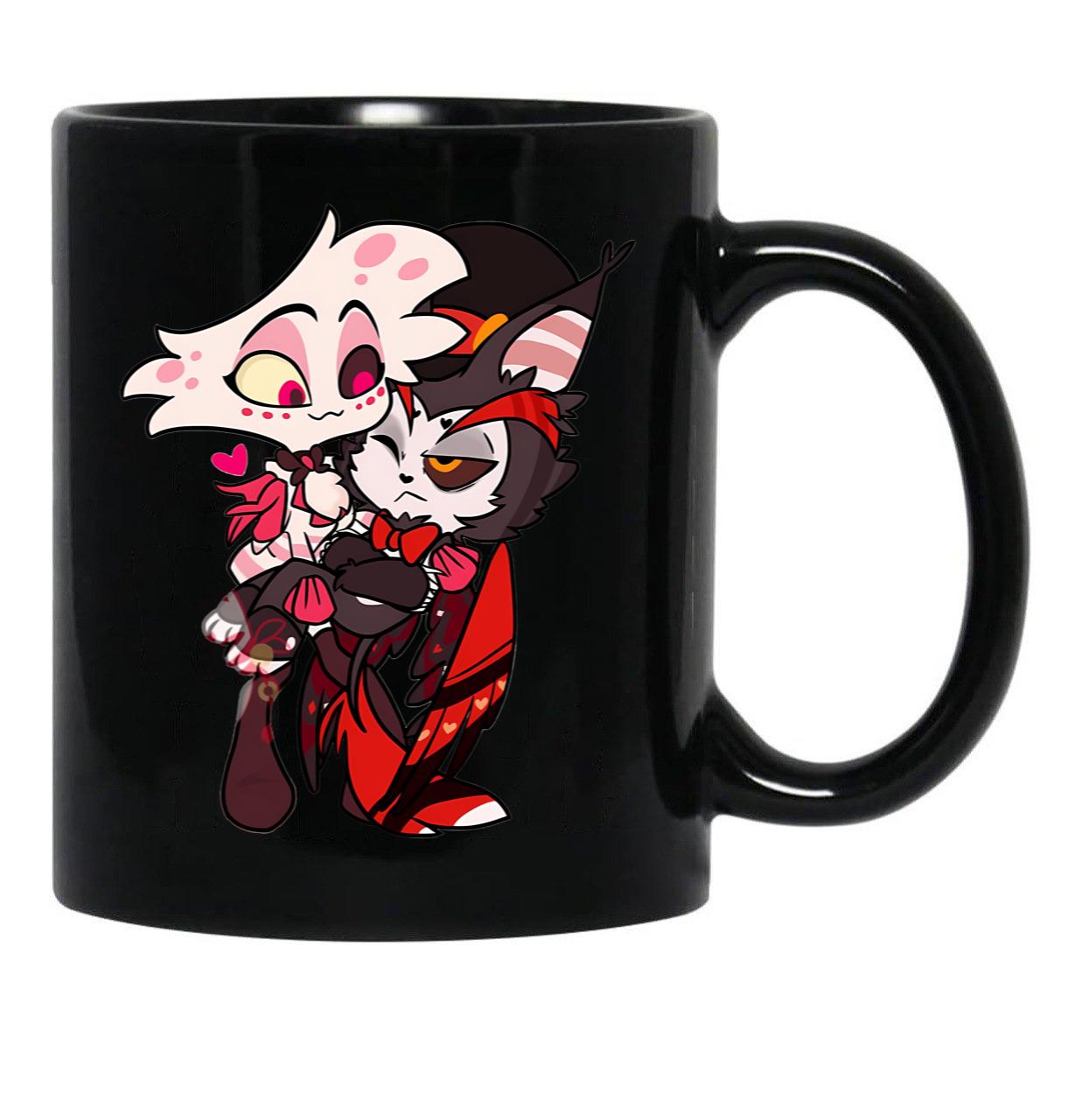 Husk - Hazbin Hotel Black Coffee Mug, Gift Coffee Mug - Black