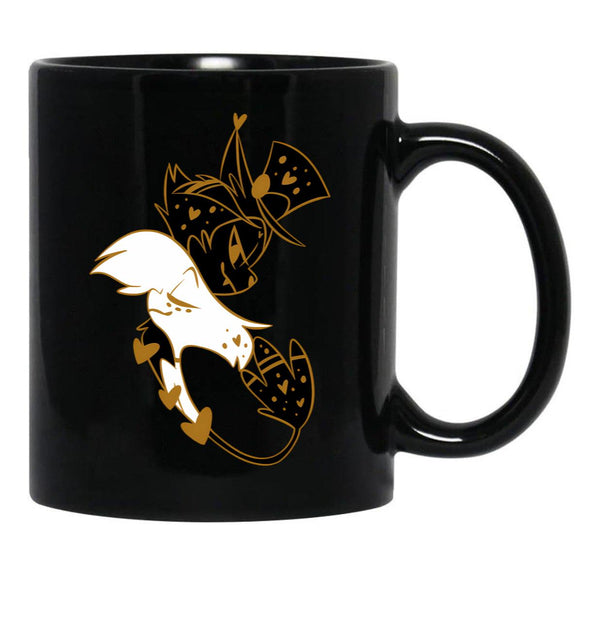Huskerdust Black Coffee Mug, Gift Coffee Mug - Black
