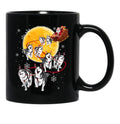 Husky Christmas Black Coffee Mug, Gift Coffee Mug - Black