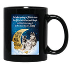 Husky Dog Meaning Quotes Black Gift Coffee Mug - Black