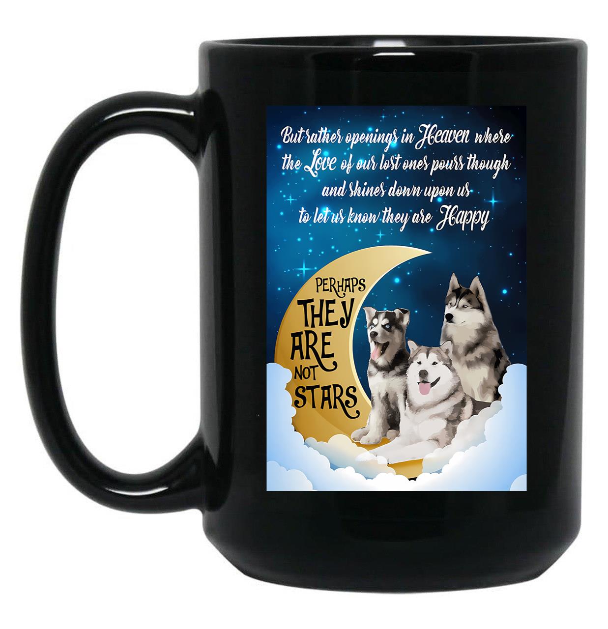 Husky Dog Meaning Quotes Black Coffee Mug, Gift Coffee Mug