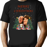 Hyacinth Bucket Christmas Premium Heavyweight Cotton T-Shirt - Black
