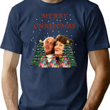 Hyacinth Bucket Christmas Premium Heavyweight Cotton T-Shirt - Navy