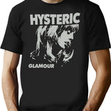 Hysteric Vintage T-Shirt for Men & Women, T-Shirts Graphic Tee - Black