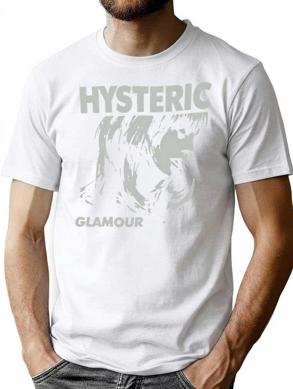 Hysteric Vintage T-Shirt for Men & Women, T-Shirts Graphic Tee - White