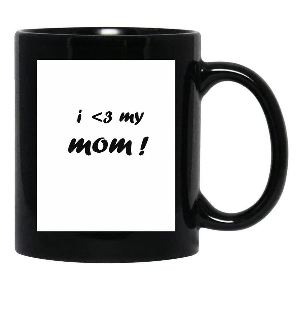 I 3 My Mom-Essential-Shirt Black Coffee Mug, Gift Coffee Mug - Black