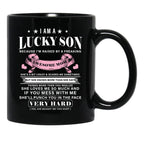 I Am A Lucky Son Because I'M Raised By A Freaking Awesome Mom Mother'S Day Black Coffee Mug, Gift Coffee Mug - Black