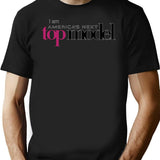 I Am Americas Next Top Model Premium Heavyweight Cotton T-Shirt - Black