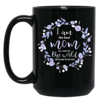 I Am The Best Mom All Around The World Black Coffee Mug, Gift Coffee Mug